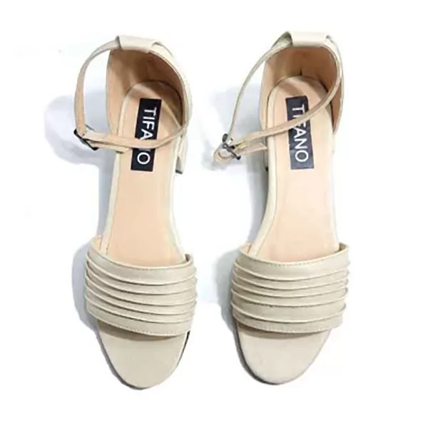 Sandales pour femme s704 beige cuir sandale médicale femme confortable Maroc